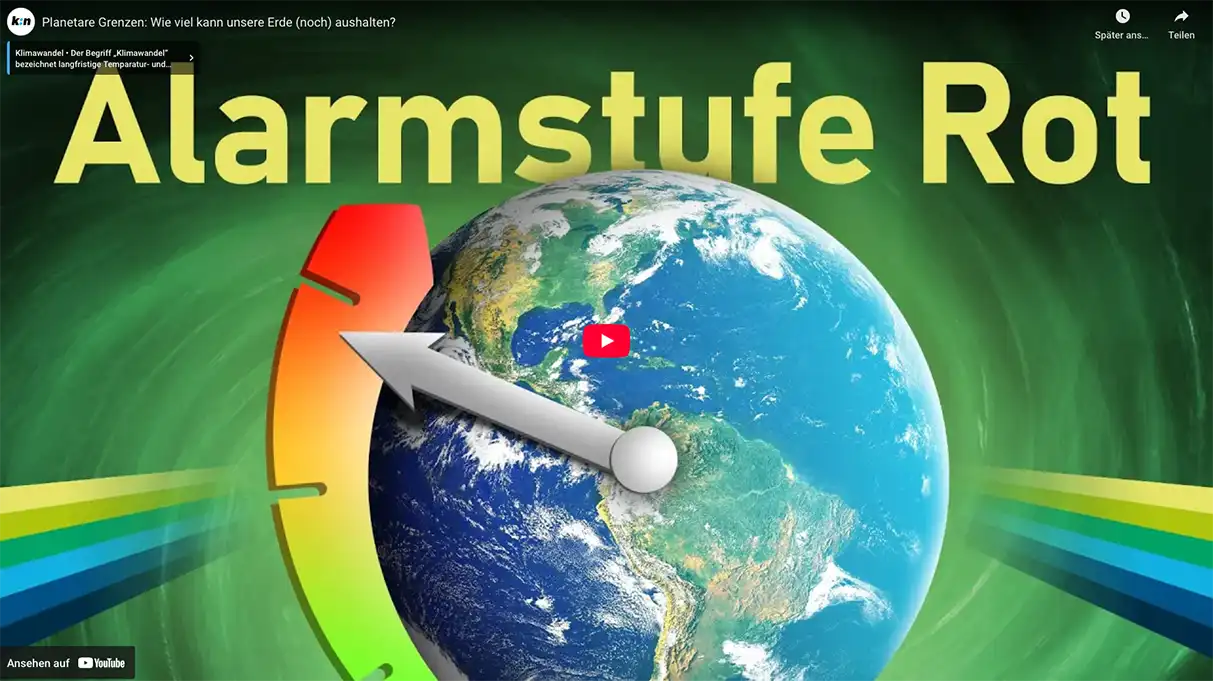 Youtube-Video: Planetare Grenzen – Wie viel kann unsere Erde (noch) aushalten?